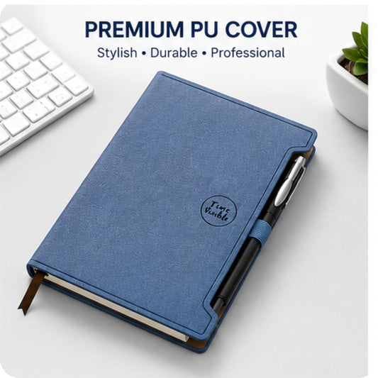 A6 Soft Diary with Cute Pen - Journal Notebook Diary for Meeting and Work